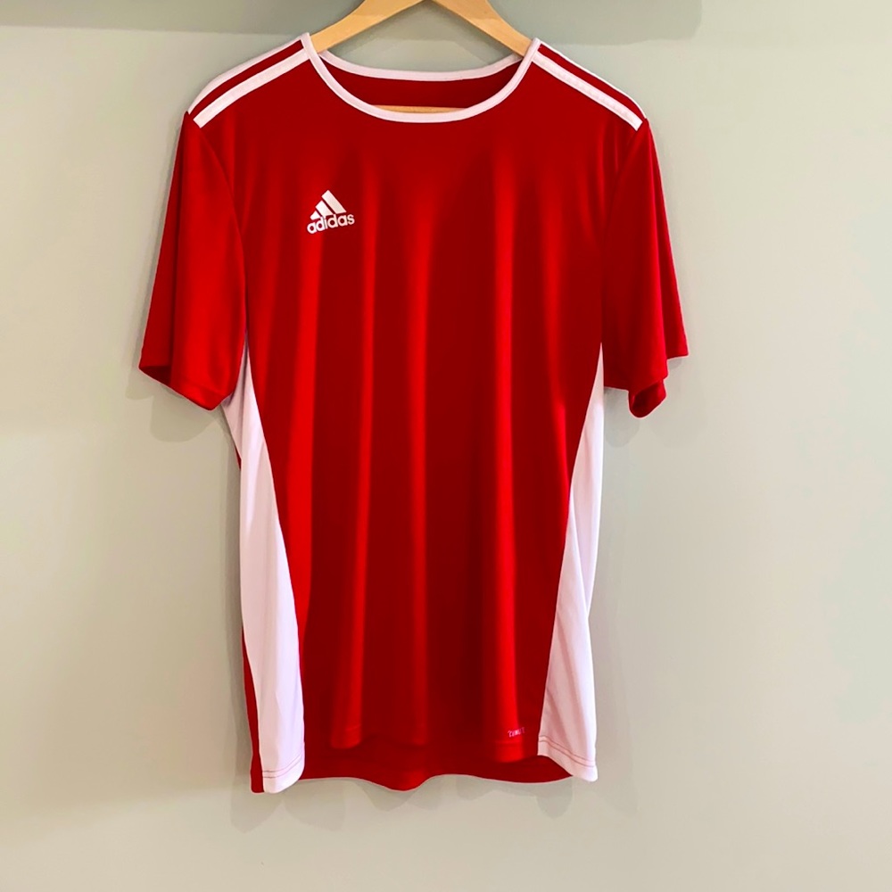 Adidas shirt in a size large.